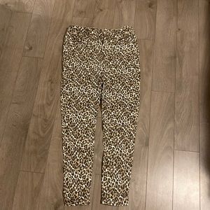 American Eagle Leopard Skinny Jeans